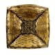 Square Conchos Antique Golden Aluminium Cabinet Knob